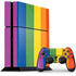 Vertical Rainbow Flag PlayStation PS4 Skins