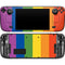 Vertical Rainbow Flag Steam Deck Handheld Gaming Computer OLED Skin