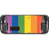 Vertical Rainbow Flag Steam Deck Handheld Gaming Computer Skin