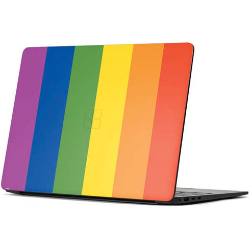 Vertical Rainbow Flag Surface Laptop 7 15in Skin