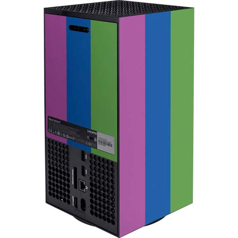 Vertical Rainbow Flag Xbox Series X Bundle Skin