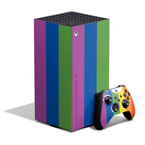 Vertical Rainbow Flag XBox Series X Digital Edition Bundle Skin