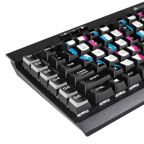 Vibes Rasta K95 RGB PLATINUM Mechanical Gaming Keyboard Skin