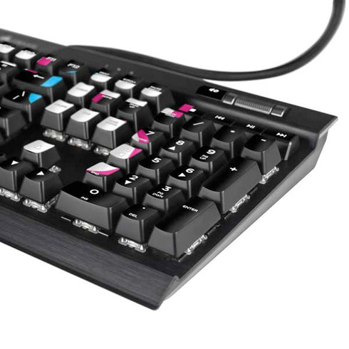 Vibes Rasta K95 RGB PLATINUM Mechanical Gaming Keyboard Skin