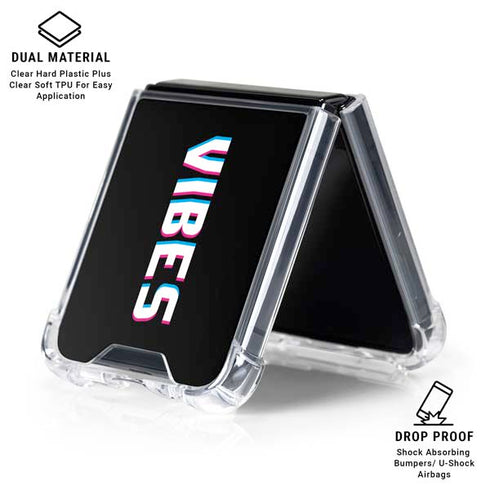 Vibes Rasta Galaxy Z Flip6 Clear Case