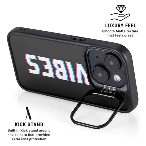 Vibes Rasta iPhone 14 Kickstand Case