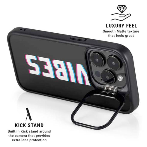 Vibes Rasta iPhone 14 Pro Kickstand Case