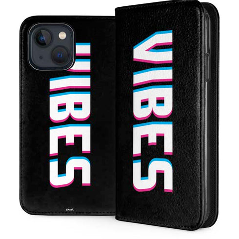 Vibes Rasta iPhone 15 Plus Folio Case