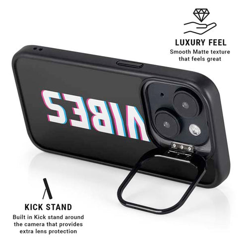 Vibes Rasta iPhone 15 Plus Kickstand Case