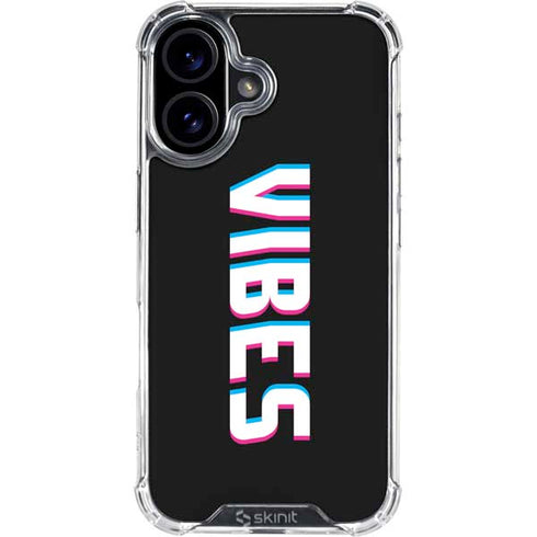 Vibes Rasta iPhone 16 Plus Clear Case