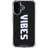 Vibes Rasta iPhone 16 Plus Clear Case