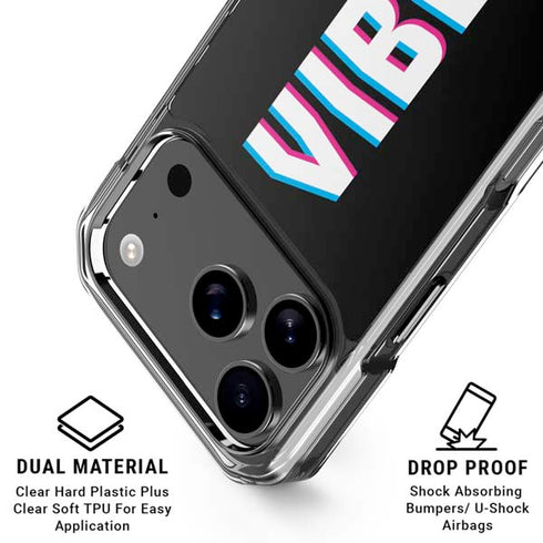 Vibes Rasta iPhone 18 Pro Clear Case