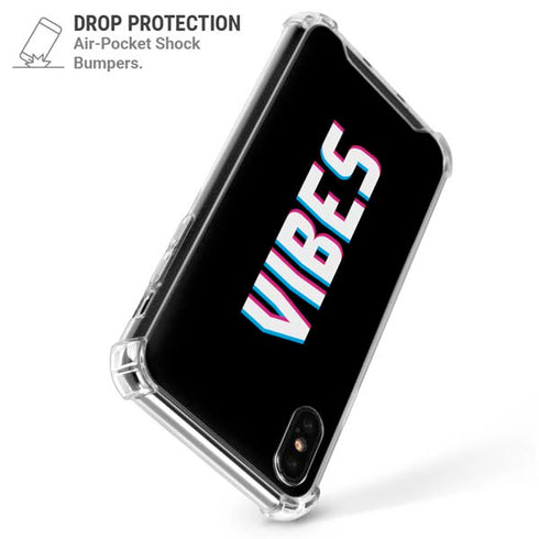Vibes Rasta iPhone X/XS Clear Case