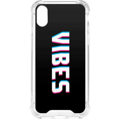 Vibes Rasta iPhone XS Clear Case
