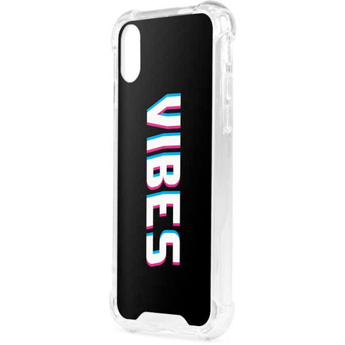 Vibes Rasta iPhone XS Clear Case