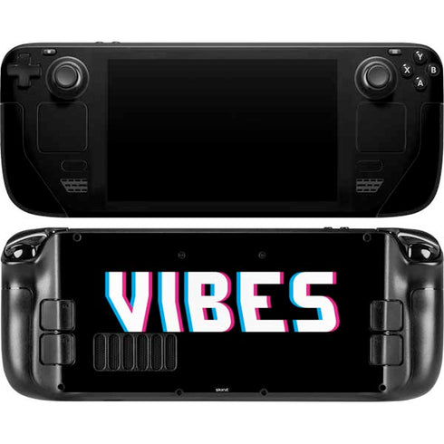 Vibes Rasta Steam Deck Handheld Gaming Computer OLED Skin