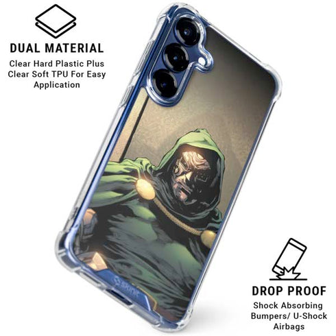 Marvel Dr. Doom Doctor Victor Von Doom Galaxy S25 Plus Clear Case