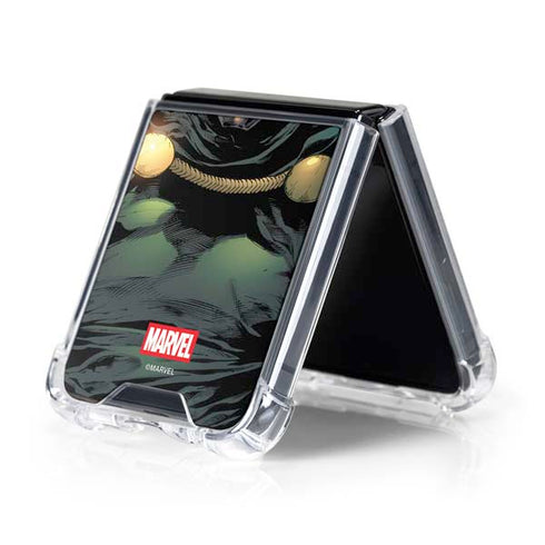 Marvel Dr. Doom Doctor Victor Von Doom Galaxy Z Flip5 5G Clear Case
