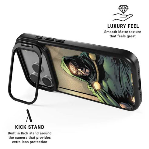 Marvel Dr. Doom Doctor Victor Von Doom iPhone 17 Pro Kickstand Case