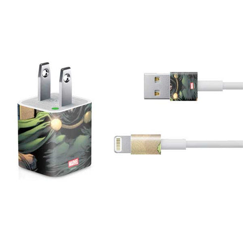 Marvel Dr. Doom Doctor Victor Von Doom iPhone Charger (5W USB) Skin