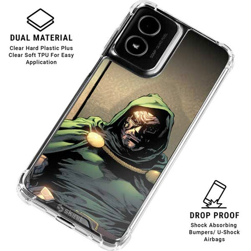 Marvel Dr. Doom Doctor Victor Von Doom Moto G Power 5G (2024) Clear Case