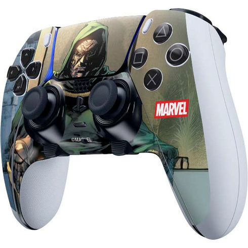 Marvel Dr. Doom Doctor Victor Von Doom PS5 DualSense Edge Pro Controller Skin