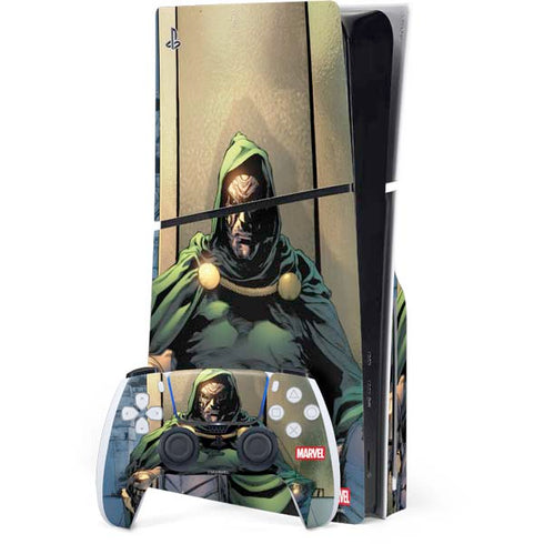 Marvel Dr. Doom Doctor Victor Von Doom PS5 Slim Disk Bundle Skin