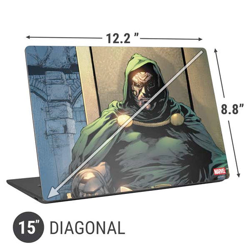 Marvel Dr. Doom Doctor Victor Von Doom Universal Laptop 15in (12.2 x 8.8in) Skin