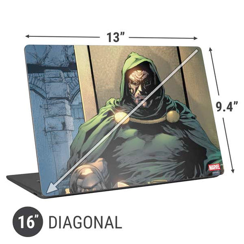 Marvel Dr. Doom Doctor Victor Von Doom Universal Laptop 16in (13 x 9.4in) Skin