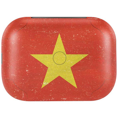 Vietnam Flag Distressed Amazon Echo Buds Skin
