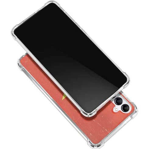 Vietnam Flag Distressed Gabb Phone 4 Clear Case