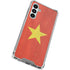 Vietnam Flag Distressed Galaxy A16 5G Clear Case