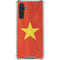 Vietnam Flag Distressed Galaxy A17 Clear Case