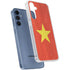 Vietnam Flag Distressed Galaxy A35 5G Clear Case