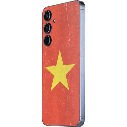 Vietnam Flag Distressed Galaxy A36 5G Skin