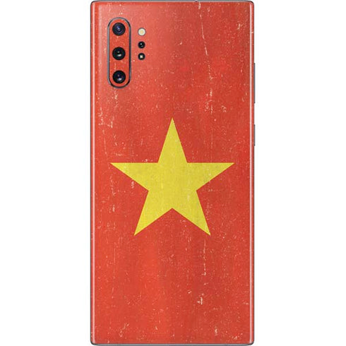 Vietnam Flag Distressed Galaxy Note 10 Plus Skin