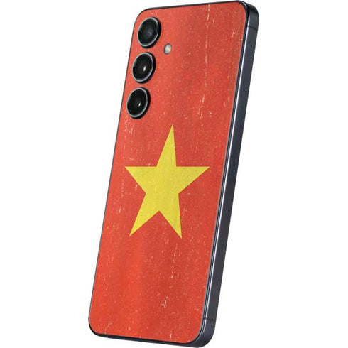 Vietnam Flag Distressed Galaxy S24 Plus Skin