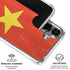 Vietnam Flag Distressed Galaxy S26 Clear Case