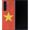Vietnam Flag Distressed Galaxy Z Fold6 Skin
