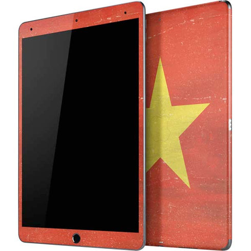 Vietnam Flag Distressed iPad Skins