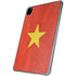 Vietnam Flag Distressed iPad Pro 11in (2024) Clear Case