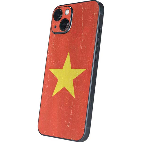 Vietnam Flag Distressed iPhone Skins