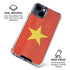 Vietnam Flag Distressed iPhone 15 Clear Case