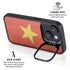 Vietnam Flag Distressed iPhone 15 Kickstand Case