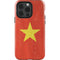 Vietnam Flag Distressed iPhone 15 Pro Impact Case