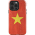 Vietnam Flag Distressed iPhone 15 Pro Impact Case