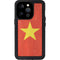Vietnam Flag Distressed iPhone 15 Pro Waterproof Case