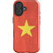 Vietnam Flag Distressed iPhone 16 Impact Case