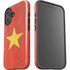 Vietnam Flag Distressed iPhone 16 Impact Case