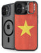 Vietnam Flag Distressed iPhone 16 Kickstand Case